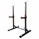 LEEWAY Squat Rack| Barbell Rack Adjustable Dip Stand Gym Family Fitness Weight Lifting Rack Squat Stand Weight Lifting Bench Press, Squad Machine/Stand, Power rack, Barbell stand, Bench press stand, Squat rack for home gym (LF-104)