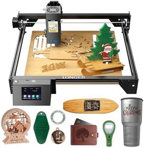 Longer RAY5 Laser Graviermaschine, 20W Laser-Ausgangsleistung, 3,5“ Farb-Touchscreen, Offline-Steuerung über App, Gravurwerkzeug für Metall/Glas/Holz, Arbeitsbereich 400x365mm
