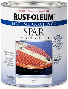 Rust-Oleum 207008 Marine Spar Varnish, Quart, Gloss Clear