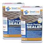 Smartseal Block Paving Sealer - Matt Finish - Easy to Apply, Block Paving Sealant. Durable Sand Hardener & Weed Inhibitor – Best Block Paving Sealer for Driveways, Paths & Patios (2 x 5 Litre)