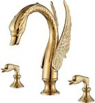 Vidugg Gold Swan Bathroom Sink Fauc