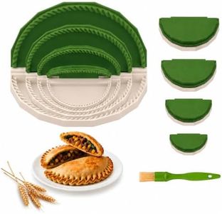 4 Pack Tortilla Sealer and Crimper, 4” to 10” Multi-Size Quesadilla Maker & Burrito Maker, Flour Tortilla Press for Tacos, Wraps, Dumplings & Empanadas, Dishwasher Safe (BPA- free)