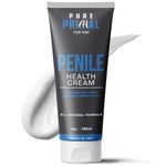 Pure Primal Premium Penile Health Cream - Advanced Moisturizing Lotion to Increase Sensitivity for Men - Moisturizer for Anti-Chafing, Redness, Dryness and Irritation - 4 oz