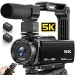 FJFJOPK 5K Video Camera Camcorder, 