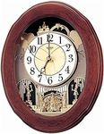 Rhythm Small World Wooden Magic Motion Musical Wall Clock