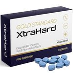 XtraHard | 10 Tablets | 100% Natural, Exclusively for Men, 10 Small Easy Swallow Pills, Manufactured in The UK.