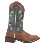 Laredo Women's Early Star Western Boot Broad Square Toe - 5897, Tan, 9.5 M