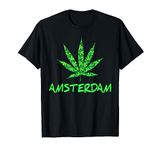 Amsterdam Netherlands Holland Smoke Weed Vapor Gift T-shirt