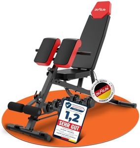 DH FitLife 2026 Premium 6-in-1 Hantelbank Verstellbar mit hyperextension Rückentrainer 350kg | Multifunktionale Trainingsbank für Zuhause & Home Gym | Schrägbank Curlbank für Bench Press (Pro)