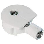 White Quickloc Flanged Fasteners fo