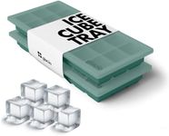 Ice Cube Tray – Small Silicone Molds with Lids, BPA-Free and Flexible for Cocktails and Beverages – Set of 2 - glacio