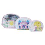 Loungefly My Little Pony Sky Scene 3-Piece Cosmetic Bag Set, Multicolor, 3 SIZES, Cosmetic Bag Set