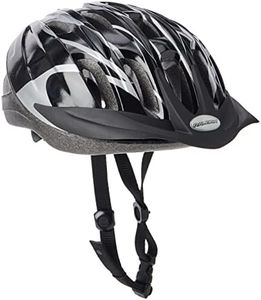 Raleigh - CSH115LM - Infusion Lightweight Adjustable Unisex Cycling Helmet Size 58-62cm in Black and Silver