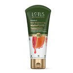 Lotus Botanicals Vitamin C Matte Fluid Sunscreen | Sun Protect & Skin Brightening | SPF 50 | PA+++ | 300x Vitamin C | For All Skin Types | 75g