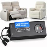 Battery Pack for Reclining Furniture - Rechargeable Battery for Power Recliners, Couches, Chairs, Sofas - Universal Wireless Recliner Power Supply (5200 mAh)