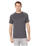 Dickies Men's Short Sleeve Performance Cooling Tee, Black Heather, Large