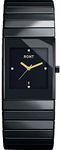 Ront Luxury Analogue Men's Watch(Black Dial Black Colored Strap) Designing Ceramica Unisex Watch for Men Squre dial Black Edition