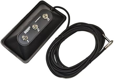 HQRP 3-Button Guitar Amp Footswitch compatible with DigiTech FS3X replacement Jamman Solo XT, RP360, Trio, Whammy DT, Right angle 1/4" plug, 14ft / 4.3m cable