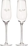 Pearhead Mr. & Mrs. Champagne Flute