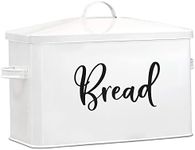 Home Acre Designs Bread Box - Large Farmhouse Decor Style Pantry Organization and Storage Container for Countertop - Rustic Kitchen Decor