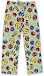 Sesame Street Elmo Cookie Monster Junior Women's Pajama Pants (Medium, Gray)