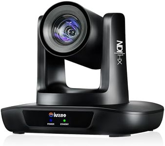iuZee AI Auto Tracking NDI PTZ Camera 20X Optical Zoom 8X Digital Zoom 3G-SDI/USB/HDMI IP Live Streaming Camera PoE 1080P 60FPS Wide Angle for Church Worship Education Sport Events vMix OBS YouTube