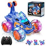 Remote Control Car, vicia Shark RC Car for Kids Toys Outdoor Toys for Kids 3-9, 360° Rotating Stunt Car Toys for Boy 3-9, Birthday Gifts for 3 4 5 6 7 8 9 Year Old Boys Girls