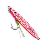 Capt Jay Fishing Saltwater jigs Speed Jigging Slow Jigging Pitching Lures,Vertical Jigging Artificial Lures Jigging Lure Fishing jigs (80g New Leopard Pink, 80g)