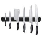 AIBAOBAO Magnetic Knife Holder, 15 Inch Magnetic Knife Rack Knives Strips, Hanging Knife Rests Stand, Knife Bar Block Magnet, Kitchen Utensil Holder for Wall Storage and Organizing Your Kitchen