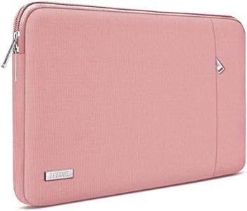TECOOL Funda Portátil de 15-15,6 Pulgadas, Bolso Ordenador Protectora Funda Blanda para 15,6'' HP Lenovo Acer ASUS Chromebook DELL Huawei Samsung PC Portátiles, Rosa