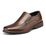 Bruno Marc New York Men's Dress Shoes Loafers Slip On Oxford Formal Leather Suit Shoes,Size 15,-Dark Brown,CAMBRIDGE-05