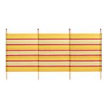 WBL Printed Outdoor Standard Stripes Windbreak available in Yellow - 4 Pole