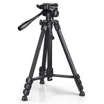 Intexca 60-Inch Lightweight Aluminum Tripod for Travel/Camera/Smartphone with Carry Bag, 11LB Maximum Load Capacity