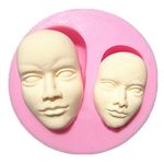 EgBert Human Face Silicone Fondant Mould Chocolate Clay Polymer Mold