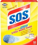 S.O.S 98014 Steel Wool Soap Pad (10