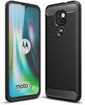 ConnectPoint [Bumper] Exculsive Zebra with Anti Dust Plugs Shockproof Slim Back Cover Case for Moto G9 (India) 6.5" - Black