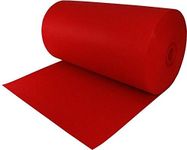 Patron C10RD 120" X 48" Red Carpet for Speaker, Sub Box Carpet, RV, Boat, Marine, Truck, Car, Trunk Liner, PA DJ Speaker, Box, Upholstery Liner Carpet