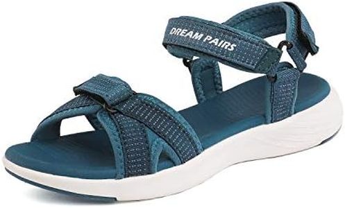 DREAM PAIRS Women's Athletic Sport Sandals Hiking Sandal Dark Blue Size 7.5 M US QDL19001L