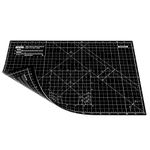 ANSIO Craft Cutting Mat Self Healing A3 Double Sided 5 Layers - Quilting, Sewing, Scrapbook, Fabric & Papercraft - Imperial/Metric 17 Inch x 11 Inch / 42cm x 27cm - Black/Black