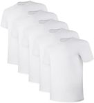 BAMBOO COOL Men's Undershirts Moisture-Wicking Tees Stretch Crew Neck Soft T-Shirts for Men,5 Pack
