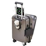 Smart Carry On Luggage, 22x14x9 in,