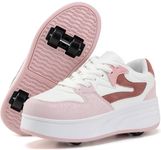 ANEFUN Kids Boys Girls Skate Shoes Detachable Wheels Sports Shoes
