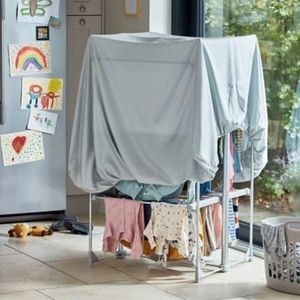Drysoon 3-Tier Heated Clothes Airer – Foldable Electric Dryer