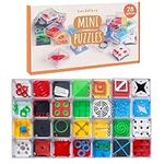 The Twiddlers - 28 Mini Maze Puzzle Cube Game Brain Teasers, Perfect Party Bag Favours, Halloween Treats, Stocking Fillers, Classroom Rewards