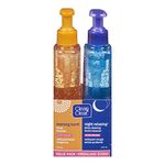 Clean & Clear Morning Burst/Night Relaxing Cleanser Facial Cleanser with Vitamin C & BHA, Daily Nourishing Face Wash Gently Cleanses to Remove Oil & Pore Clogging Impurities, 236mL x 2 (2 Pack)