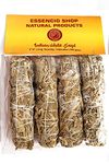 ESSENCIO SHOP Indian White Sage 4 Bundles Smudging Sticks (6 Inches) - 4 Pieces of 28-33 Grams Each Removes Negativity