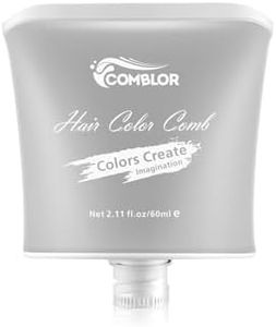 Temporary Hair Wax Color Washable Styling Mud Gel Cream for Cosplay(Grey)