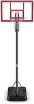 Spalding 44'' Polycarbonate Hercules Jr. Portable Basketball System, Red