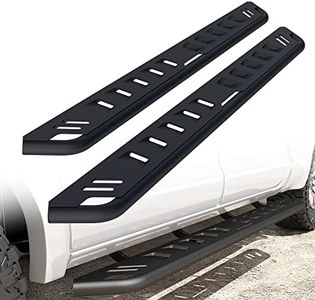 ONINE Tubular 7” Textured Black Running Board Custom Fit 2019-2025 Chevy Silverado/GMC Sierra