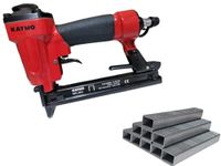 Kaymo NEO-80LC Pneumatic Air Stapler 6-16mm with 80 Series 80012 Heavy Duty Staple (10000 Pieces)